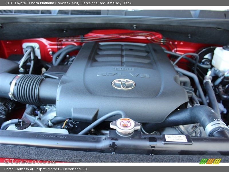  2018 Tundra Platinum CrewMax 4x4 Engine - 5.7 Liter i-Force DOHC 32-Valve VVT-i V8