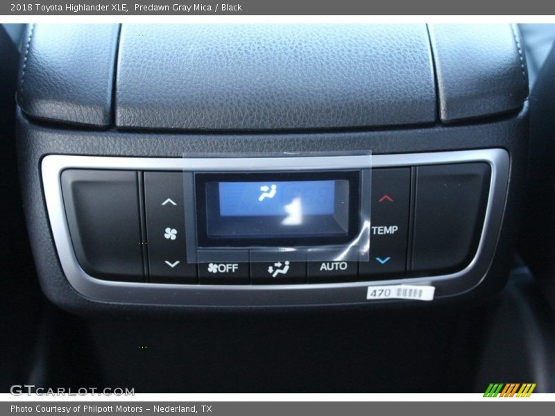 Predawn Gray Mica / Black 2018 Toyota Highlander XLE