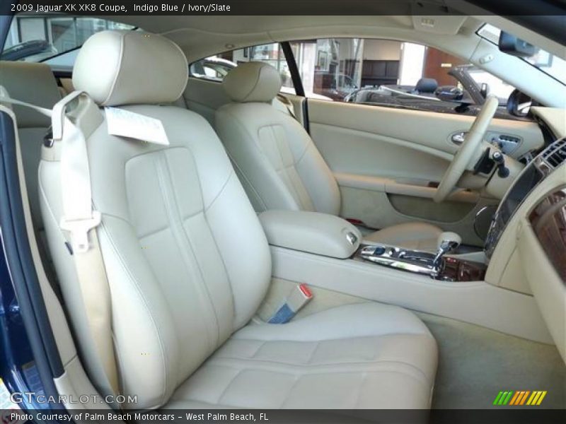 Indigo Blue / Ivory/Slate 2009 Jaguar XK XK8 Coupe
