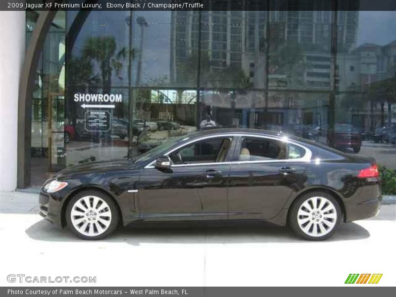 Ebony Black / Champagne/Truffle 2009 Jaguar XF Premium Luxury