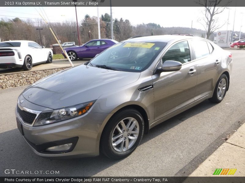 Titanium Silver Metallic / Beige 2013 Kia Optima LX