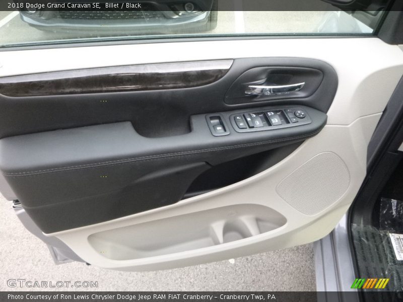 Billet / Black 2018 Dodge Grand Caravan SE