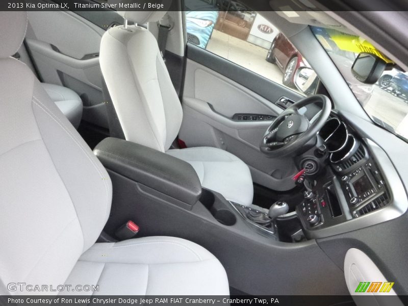 Titanium Silver Metallic / Beige 2013 Kia Optima LX