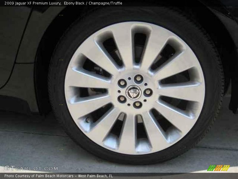Ebony Black / Champagne/Truffle 2009 Jaguar XF Premium Luxury