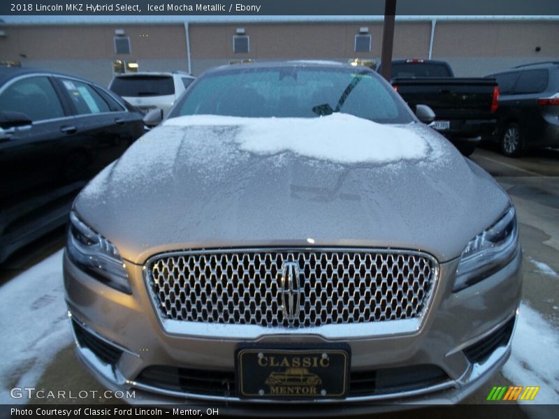 Iced Mocha Metallic / Ebony 2018 Lincoln MKZ Hybrid Select