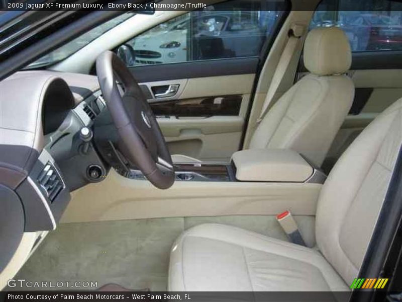 Ebony Black / Champagne/Truffle 2009 Jaguar XF Premium Luxury