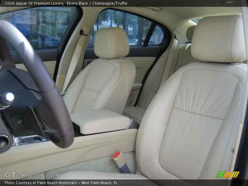 Ebony Black / Champagne/Truffle 2009 Jaguar XF Premium Luxury