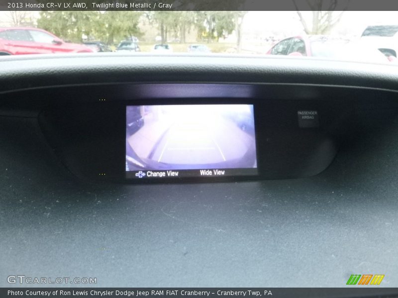 Twilight Blue Metallic / Gray 2013 Honda CR-V LX AWD