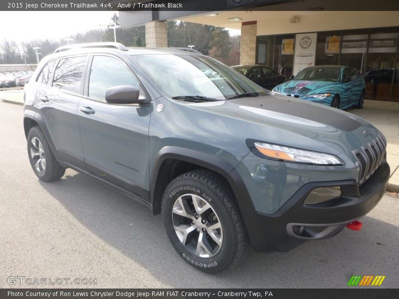 Anvil / Trailhawk Black 2015 Jeep Cherokee Trailhawk 4x4
