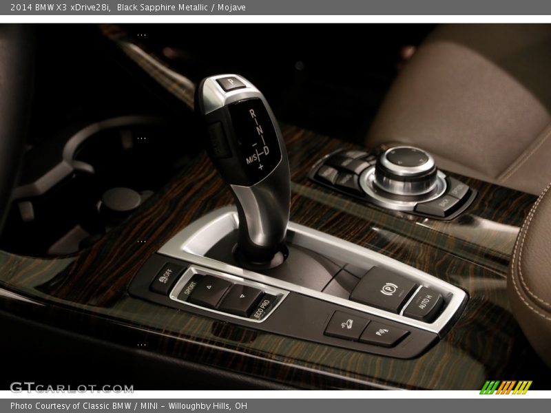 Black Sapphire Metallic / Mojave 2014 BMW X3 xDrive28i