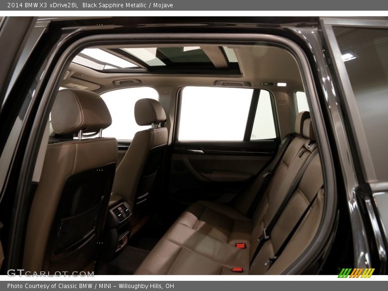 Black Sapphire Metallic / Mojave 2014 BMW X3 xDrive28i