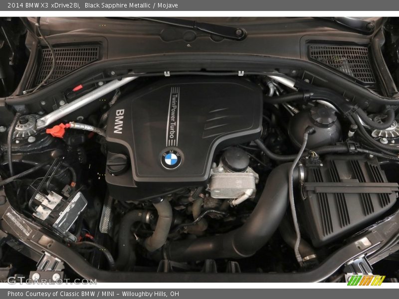 Black Sapphire Metallic / Mojave 2014 BMW X3 xDrive28i