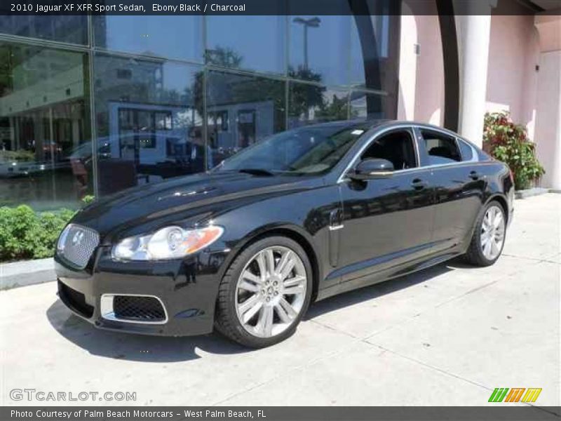 Ebony Black / Charcoal 2010 Jaguar XF XFR Sport Sedan