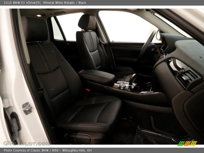 Mineral White Metallic / Black 2015 BMW X3 xDrive35i