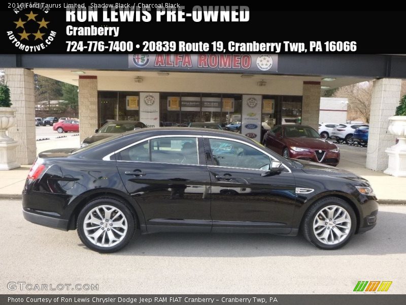Shadow Black / Charcoal Black 2016 Ford Taurus Limited