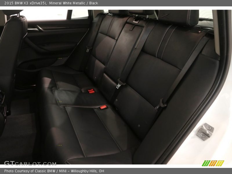 Mineral White Metallic / Black 2015 BMW X3 xDrive35i