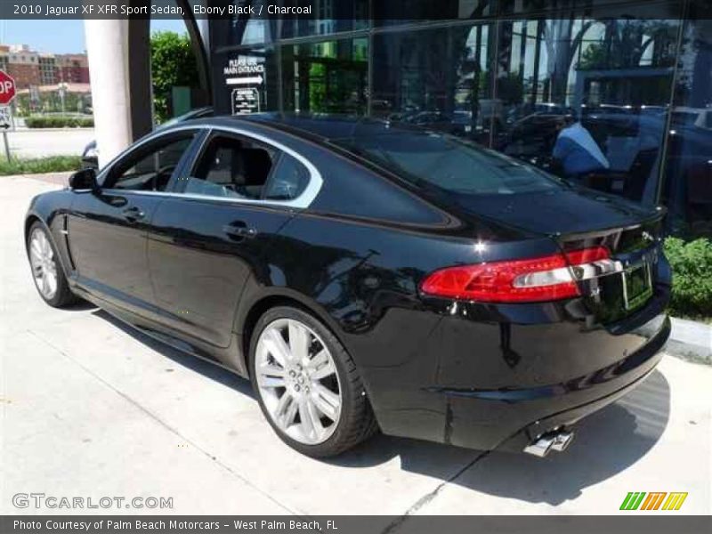 Ebony Black / Charcoal 2010 Jaguar XF XFR Sport Sedan