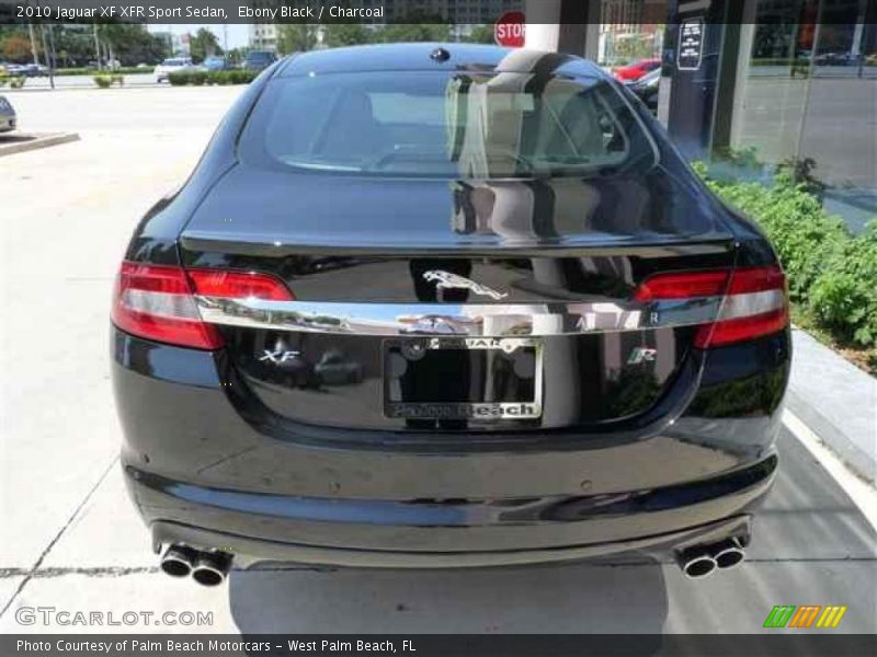 Ebony Black / Charcoal 2010 Jaguar XF XFR Sport Sedan