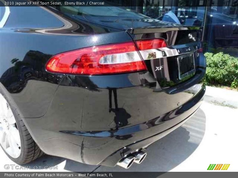 Ebony Black / Charcoal 2010 Jaguar XF XFR Sport Sedan