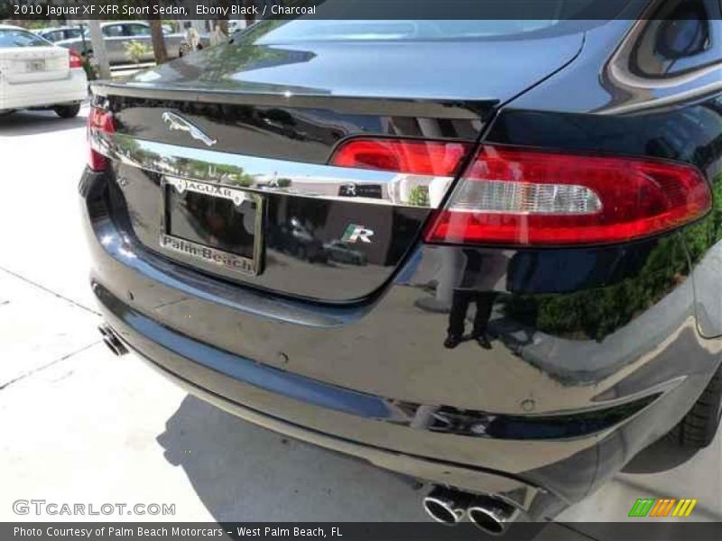 Ebony Black / Charcoal 2010 Jaguar XF XFR Sport Sedan