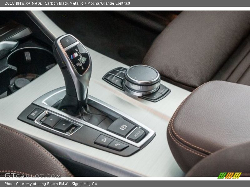 Carbon Black Metallic / Mocha/Orange Contrast 2018 BMW X4 M40i