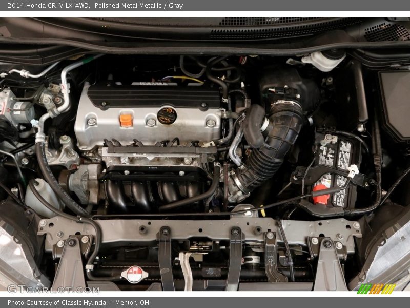 Polished Metal Metallic / Gray 2014 Honda CR-V LX AWD