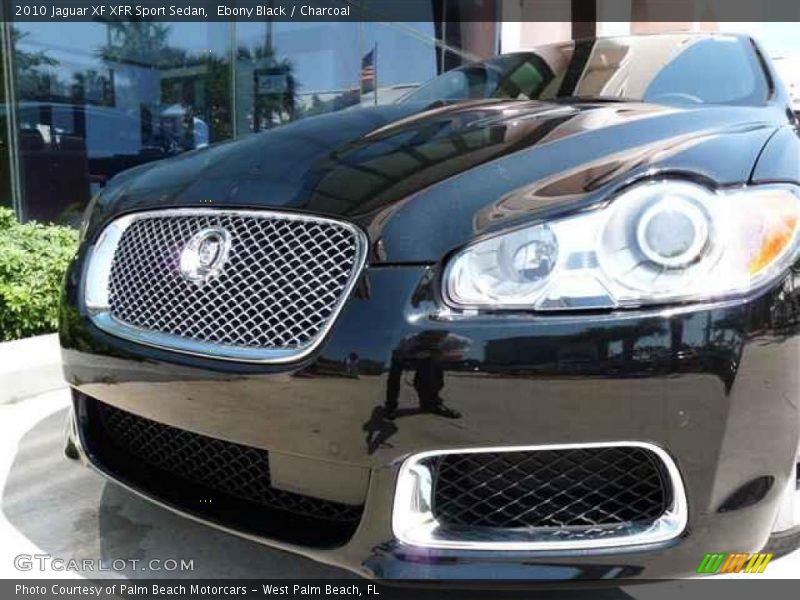 Ebony Black / Charcoal 2010 Jaguar XF XFR Sport Sedan