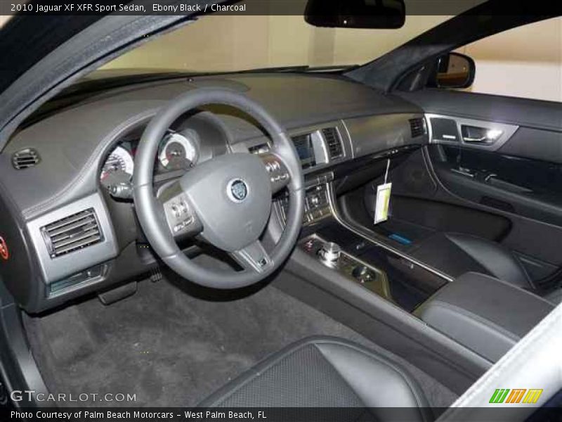 Ebony Black / Charcoal 2010 Jaguar XF XFR Sport Sedan