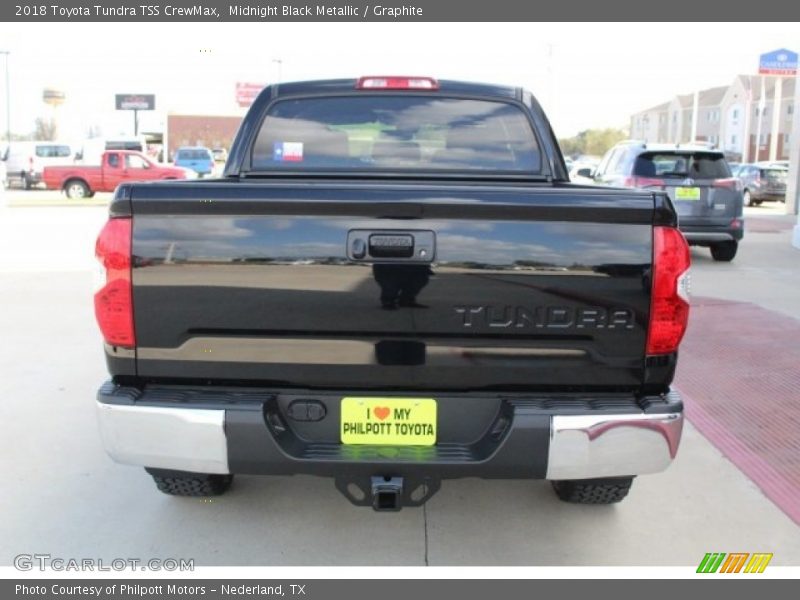 Midnight Black Metallic / Graphite 2018 Toyota Tundra TSS CrewMax