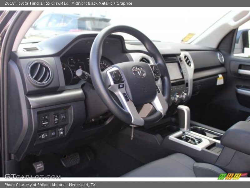 Midnight Black Metallic / Graphite 2018 Toyota Tundra TSS CrewMax