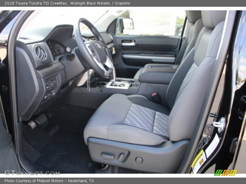 Midnight Black Metallic / Graphite 2018 Toyota Tundra TSS CrewMax