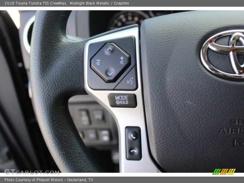 Midnight Black Metallic / Graphite 2018 Toyota Tundra TSS CrewMax
