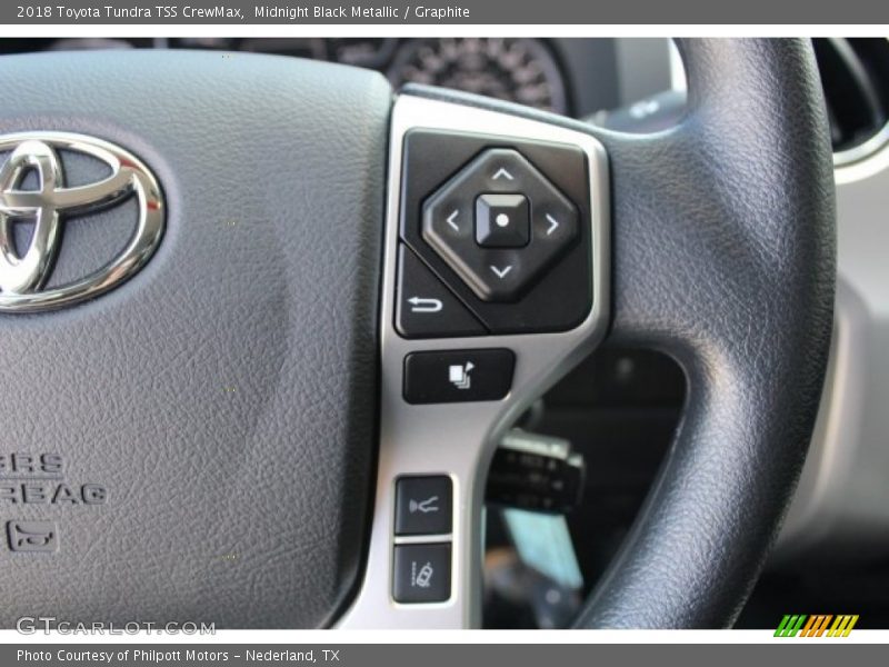 Midnight Black Metallic / Graphite 2018 Toyota Tundra TSS CrewMax