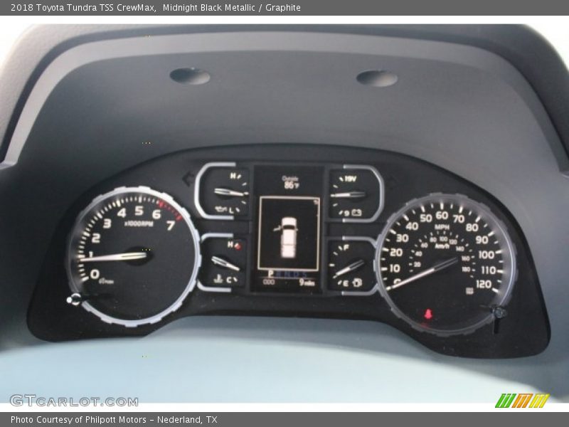 Midnight Black Metallic / Graphite 2018 Toyota Tundra TSS CrewMax