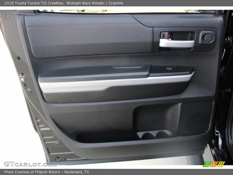 Midnight Black Metallic / Graphite 2018 Toyota Tundra TSS CrewMax