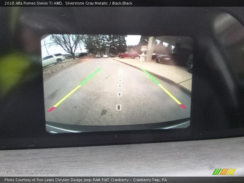 Silverstone Gray Metallic / Black/Black 2018 Alfa Romeo Stelvio Ti AWD