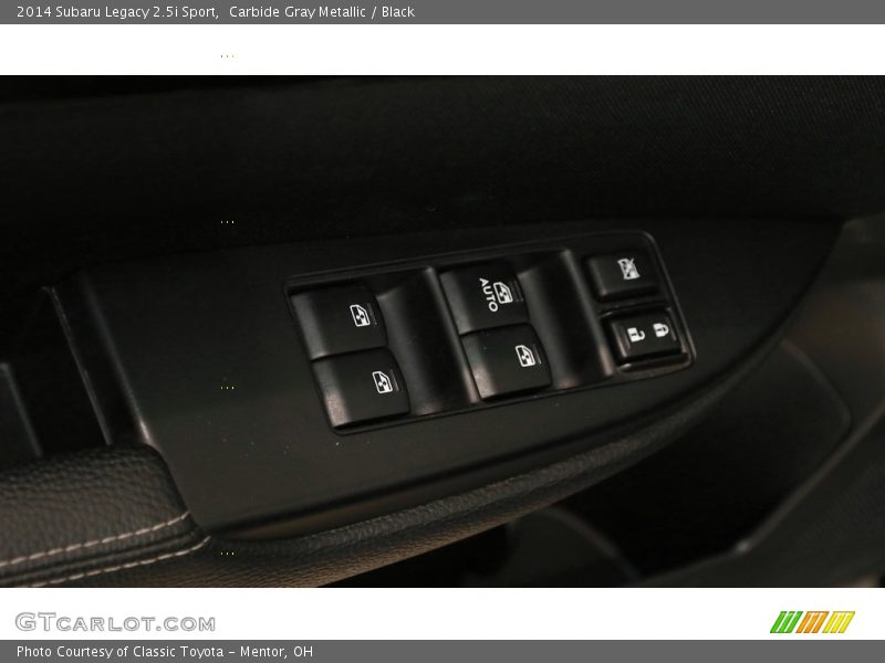 Carbide Gray Metallic / Black 2014 Subaru Legacy 2.5i Sport