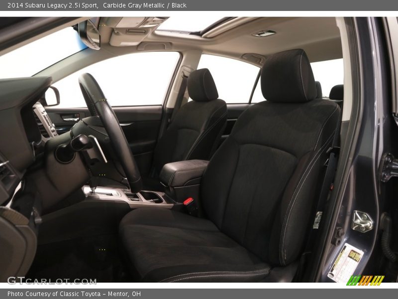 Carbide Gray Metallic / Black 2014 Subaru Legacy 2.5i Sport