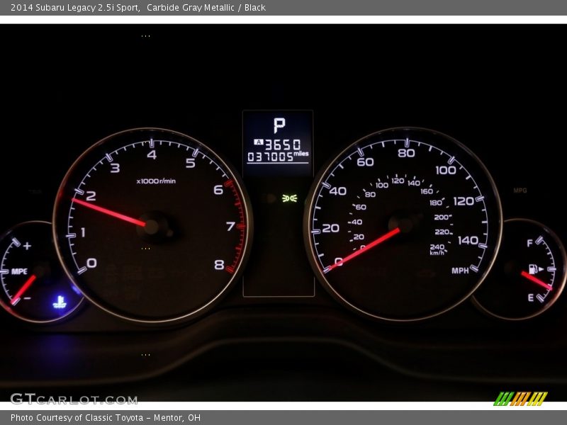 Carbide Gray Metallic / Black 2014 Subaru Legacy 2.5i Sport
