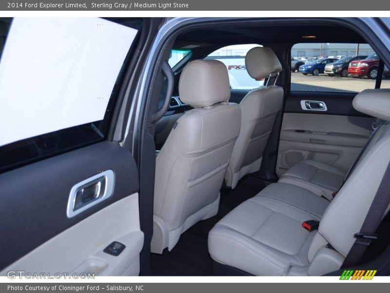 Sterling Gray / Medium Light Stone 2014 Ford Explorer Limited