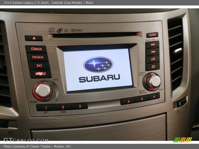 Carbide Gray Metallic / Black 2014 Subaru Legacy 2.5i Sport