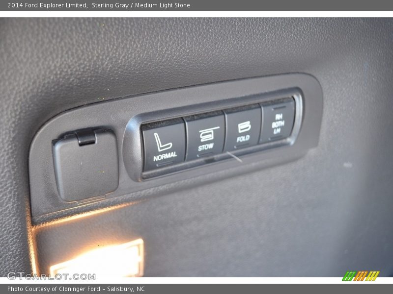 Sterling Gray / Medium Light Stone 2014 Ford Explorer Limited