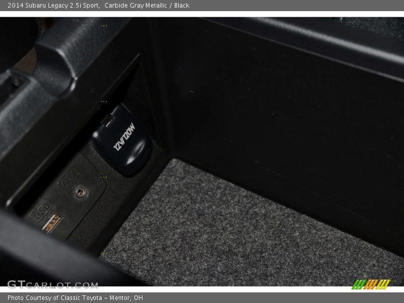 Carbide Gray Metallic / Black 2014 Subaru Legacy 2.5i Sport