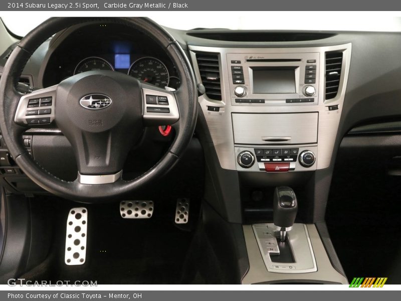 Carbide Gray Metallic / Black 2014 Subaru Legacy 2.5i Sport