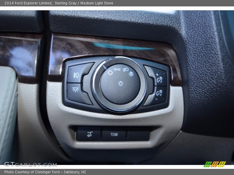 Sterling Gray / Medium Light Stone 2014 Ford Explorer Limited
