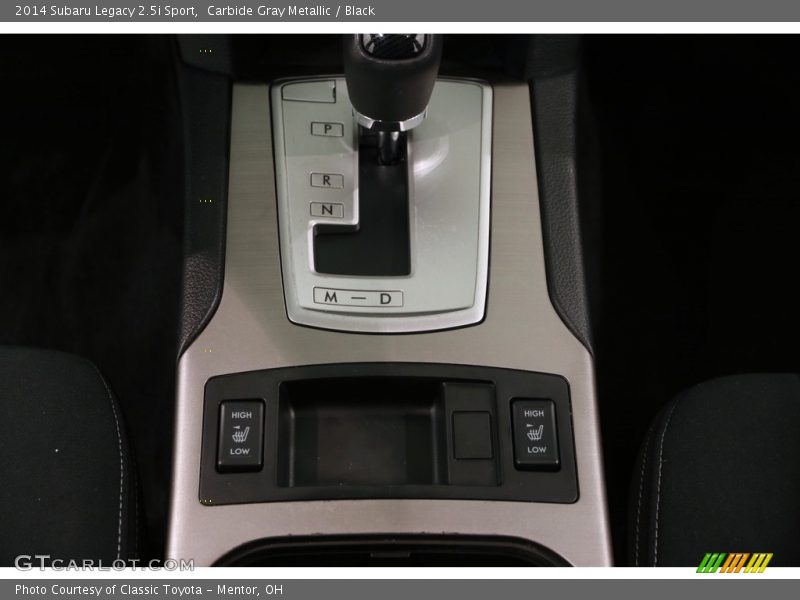Carbide Gray Metallic / Black 2014 Subaru Legacy 2.5i Sport