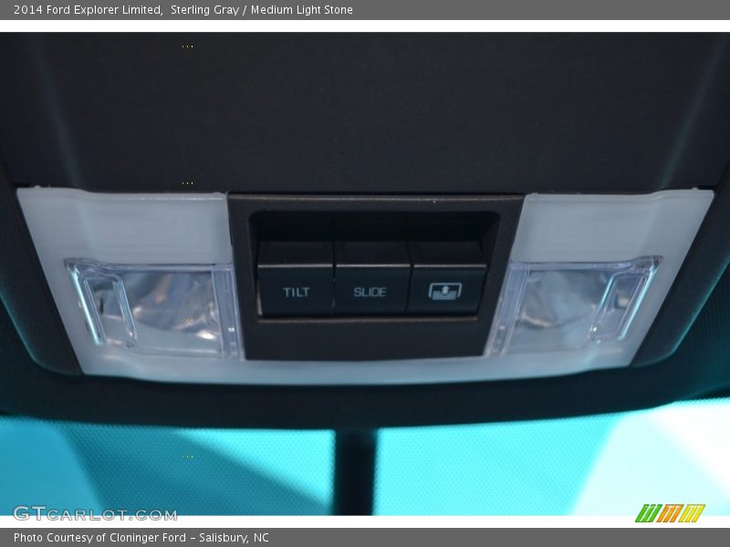 Sterling Gray / Medium Light Stone 2014 Ford Explorer Limited