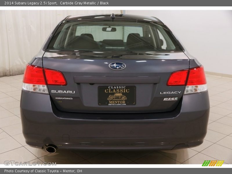 Carbide Gray Metallic / Black 2014 Subaru Legacy 2.5i Sport