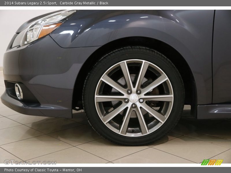 Carbide Gray Metallic / Black 2014 Subaru Legacy 2.5i Sport