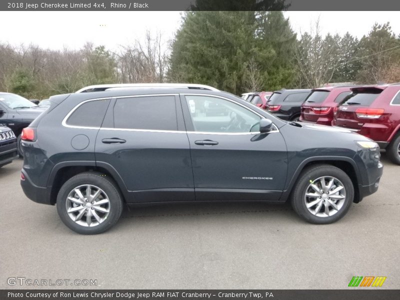 Rhino / Black 2018 Jeep Cherokee Limited 4x4